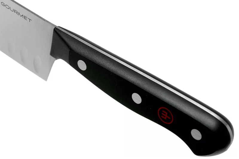 Couteau santoku Wüsthof Gourmet lame alvéolée 17cm