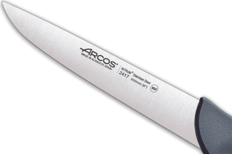 Couteau à saigner professionnel Arcos Colour Prof 241700 lame 20cm manche en PP