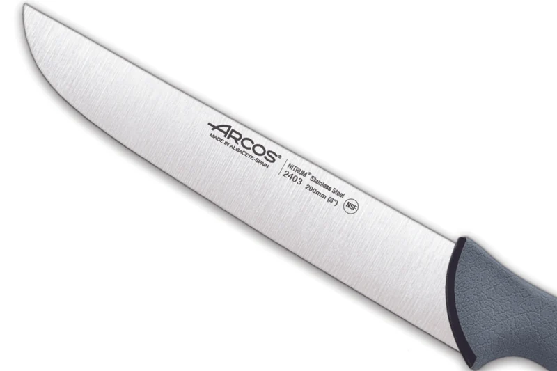 Couteau de boucher professionnel Arcos Colour Prof 240300 lame 20cm manche en PP