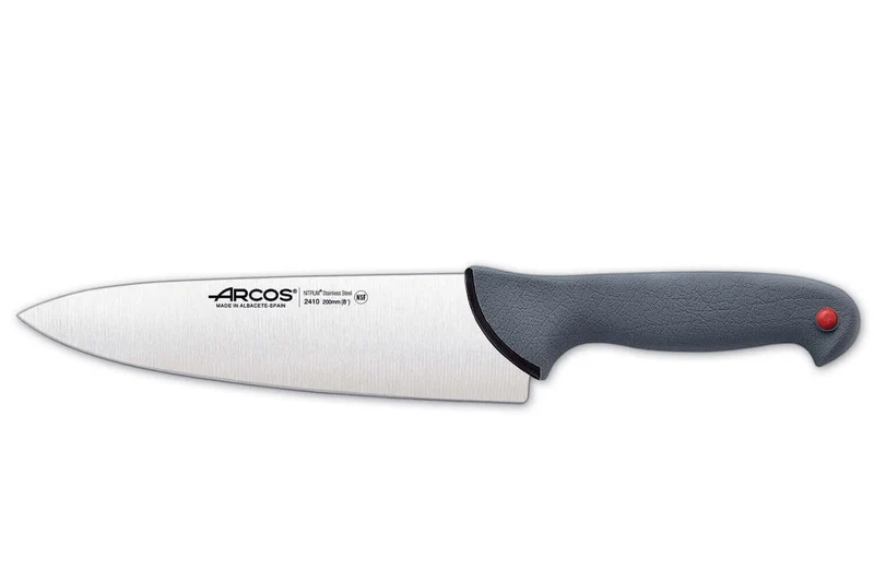 Couteau de chef professionnel Arcos Colour Prof 241000 lame 20cm et manche en PP
