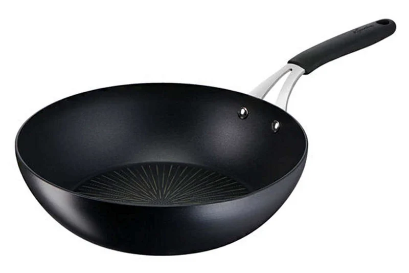 Wok anti-adhésif Lagostina Tempra en titanium 28cm