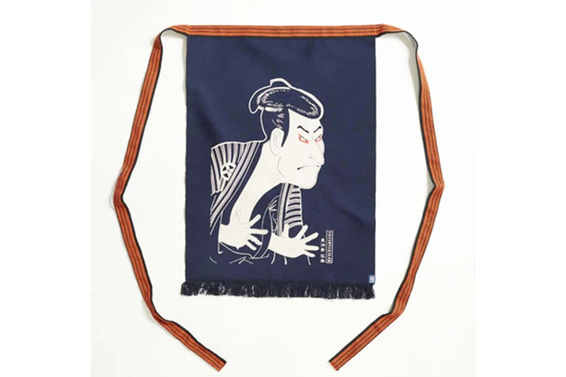 Tablier de cuisine japonais Anything Maekake Sharaku