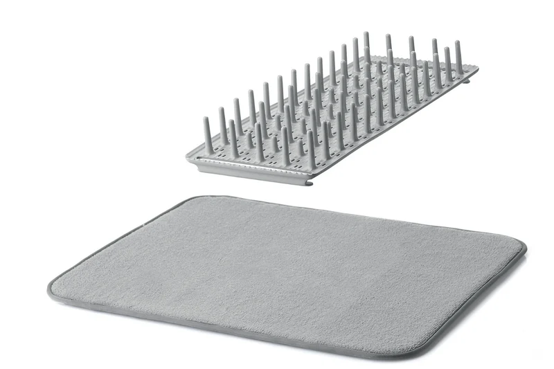 Egouttoir à vaisselle Guzzini Dry & Safe gris multifonction