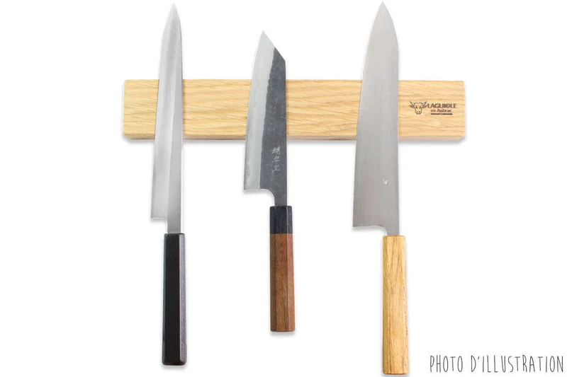 Barre magnétique Laguiole en Aubrac 36cm en chêne