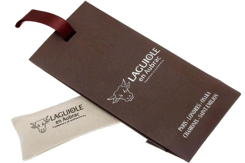 Couteau pliant Laguiole en Aubrac en ébène manche 12cm