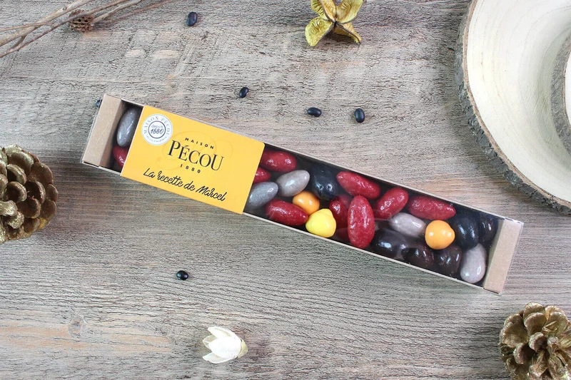 Chocolats Pécou La Recette de Marcel - assortiment de friandises