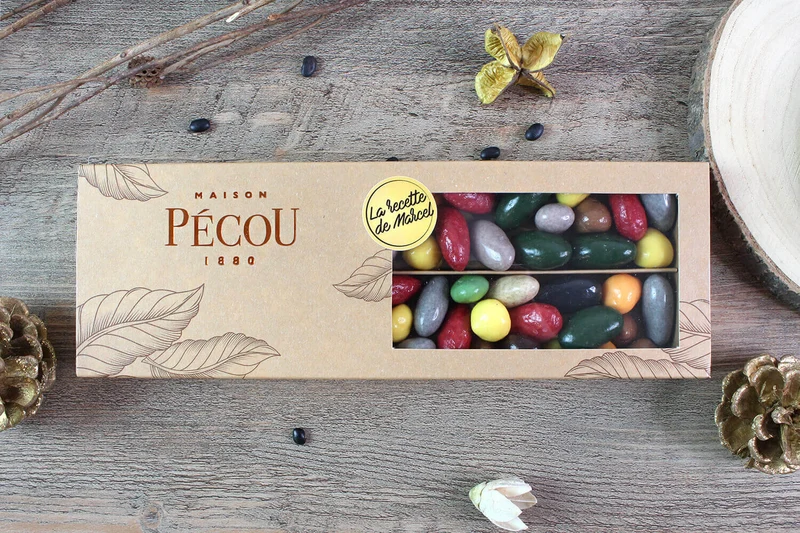 Chocolats Pécou La Recette de Marcel - assortiment de friandises