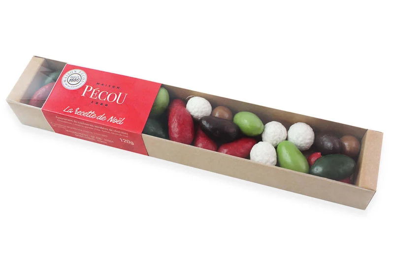 Chocolats Pécou Féérie de Noël - assortiment de friandises