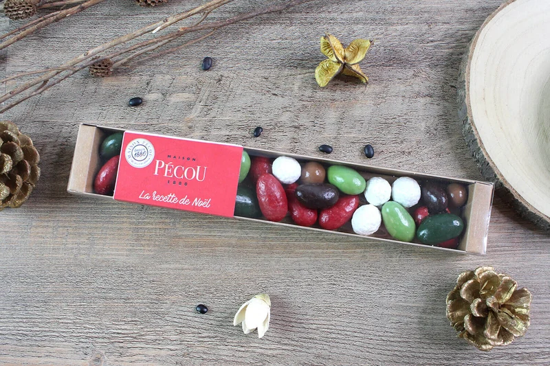 Chocolats Pécou Féérie de Noël - assortiment de friandises