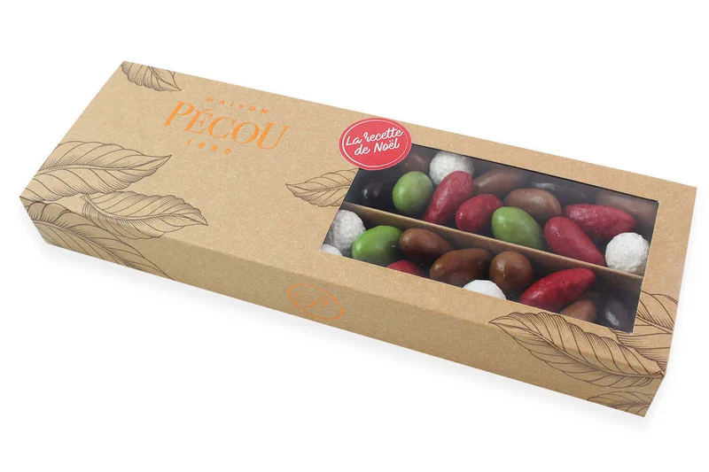 Chocolats Pécou Féérie de Noël - assortiment de friandises