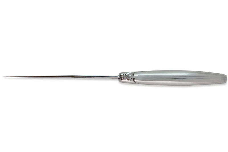 Coffret de 6 couteaux de table Laguiole en Aubrac tout inox manches brillants