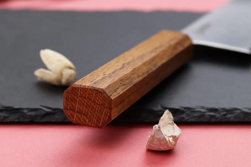Couteau nakiri japonais artisanal Wusaki Migaki G3 16,5cm