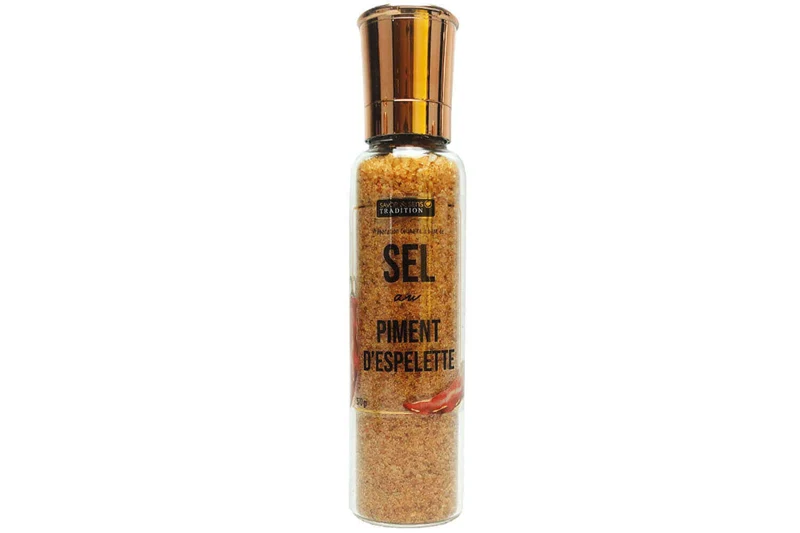 Moulin à sel aromatisé Savor&Sens au Piment d'Espelette - 370g