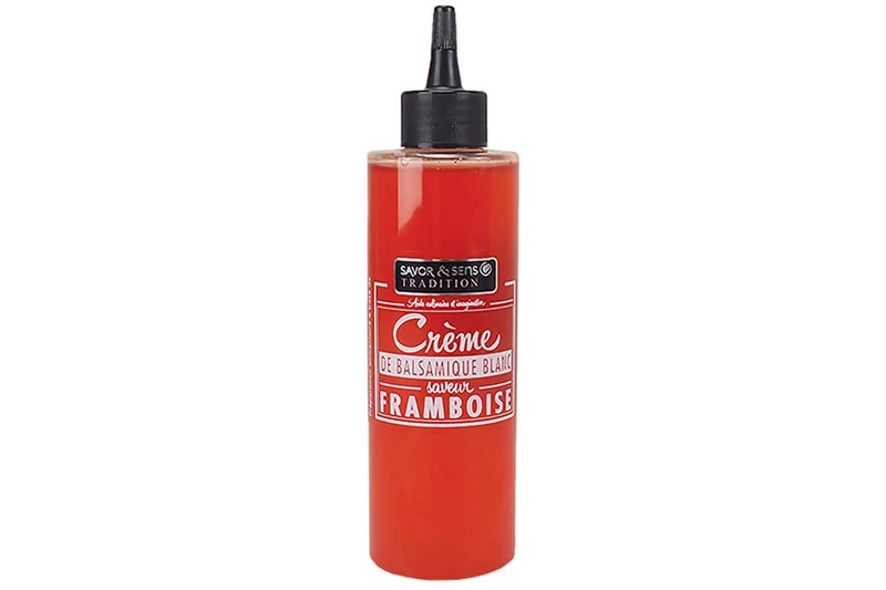 Crème balsamique blanc Savor&Sens saveur framboise 20cl