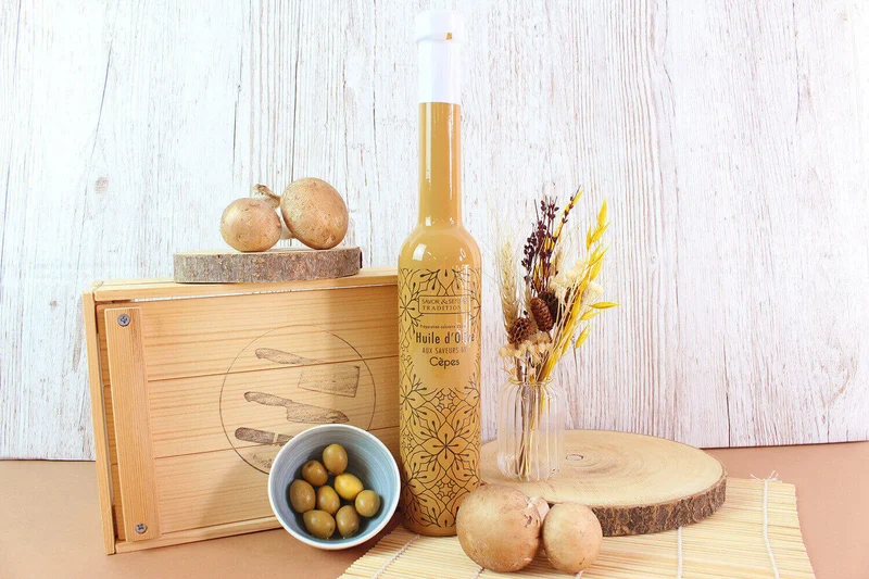 Huile d'olive Savor&Sens Color Block saveur cèpes - 20cl