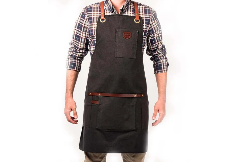Tablier de cuisine Alaskan Maker N°547 vintage en toile