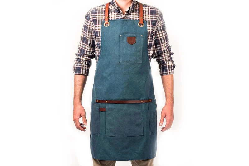 Tablier de cuisine Alaskan Maker N°547 vintage en toile