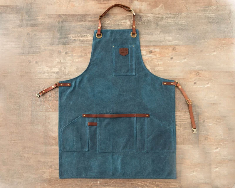 Tablier de cuisine Alaskan Maker N°547 vintage en toile