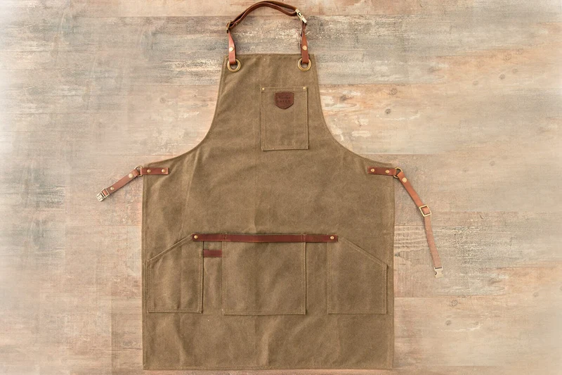 Tablier de cuisine Alaskan Maker N°547 vintage en toile