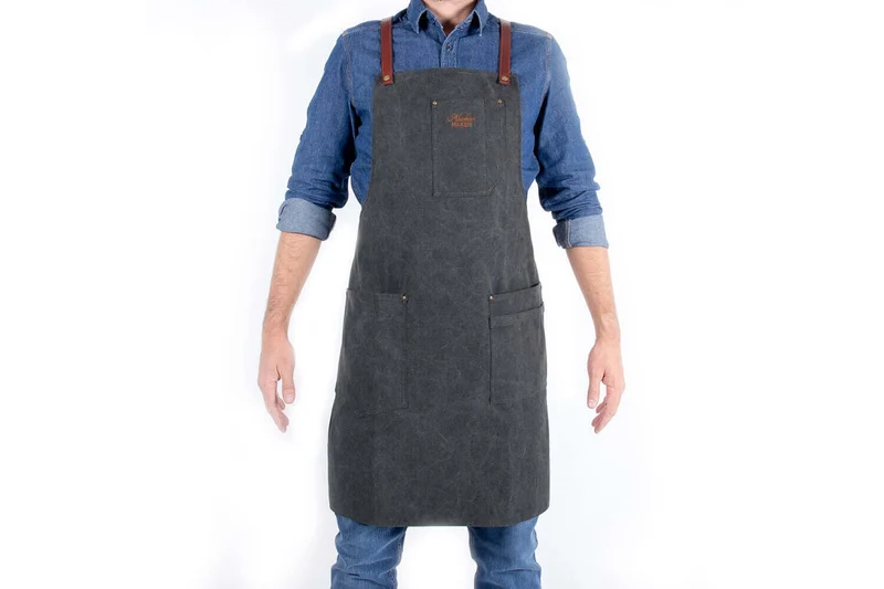 Tablier de cuisine Alaskan Maker N°325 vintage en coton