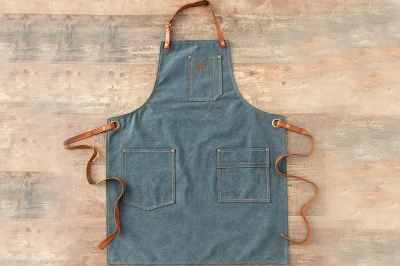 Tablier de cuisine Alaskan Maker N°325 vintage en coton