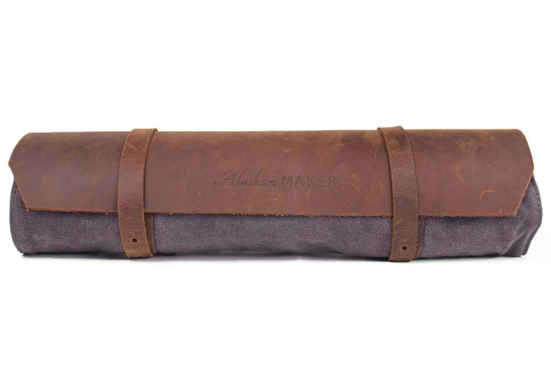 Trousse à couteaux vide Alaskan Maker Chef - 61x38,5cm avec 9 emplacements
