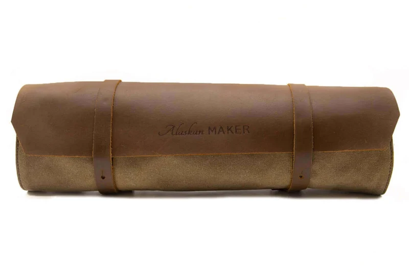 Trousse à couteaux vide Alaskan Maker Chef - 61x38,5cm avec 9 emplacements