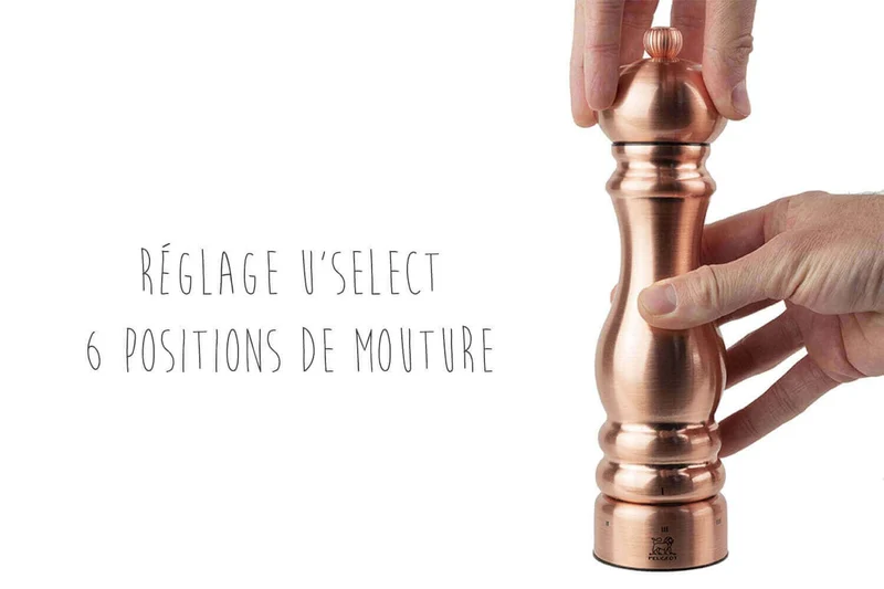 Moulin à épices manuel Peugeot Paris Specials Chef U Select cuivré 22cm