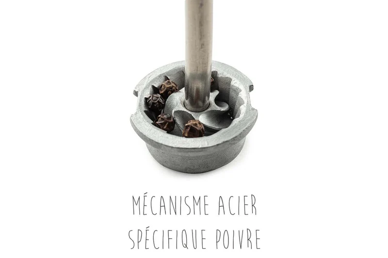 Moulin à épices manuel Peugeot Line en aluminium 12cm