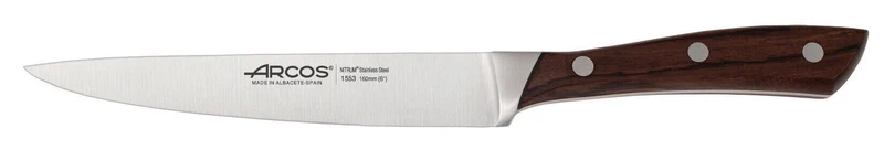 Coffret 3 couteaux de cuisine Arcos Natura : Office + Découper + Santoku