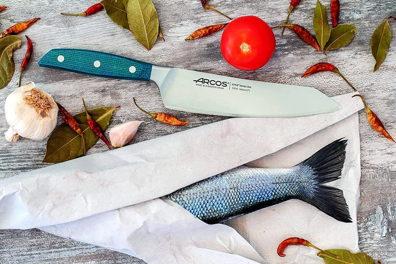 Coffret 3 couteaux de cuisine Arcos Brooklyn : Office + Universel + Santoku