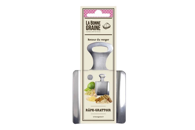 Râpe grattoir La Bonne Graine en acier inox