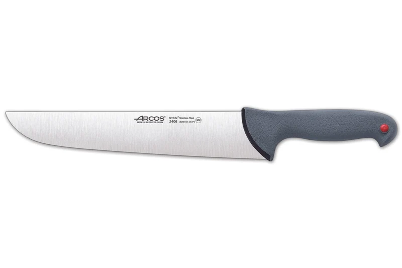 Couteau de boucher professionnel Arcos Colour Prof 240600 lame 30cm manche en PP
