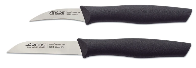 Set 2 couteaux Arcos Nova 1 bec d'oiseau 6cm + 1 office droit 8cm