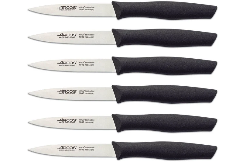 Set de 6 couteaux d'office lame 10cm Nova Arcos