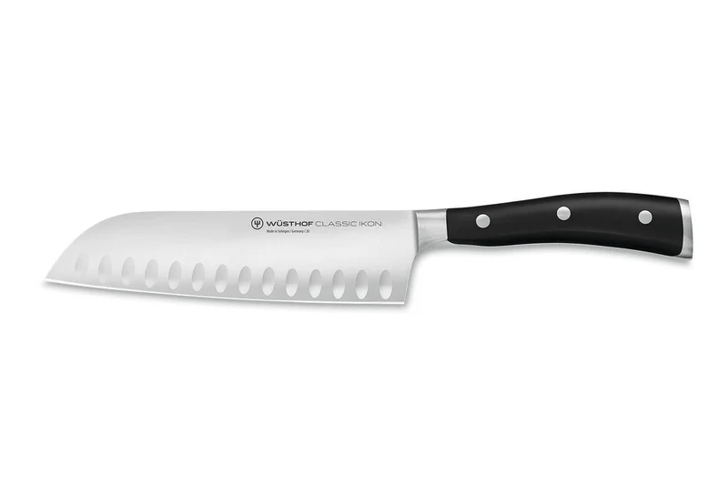 Bloc Wüsthof Classic Ikon noir - 6 couteaux forgés
