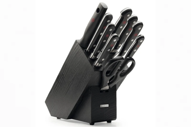 Bloc de 9 couteaux Wusthof Classic forgés coloris anthracite