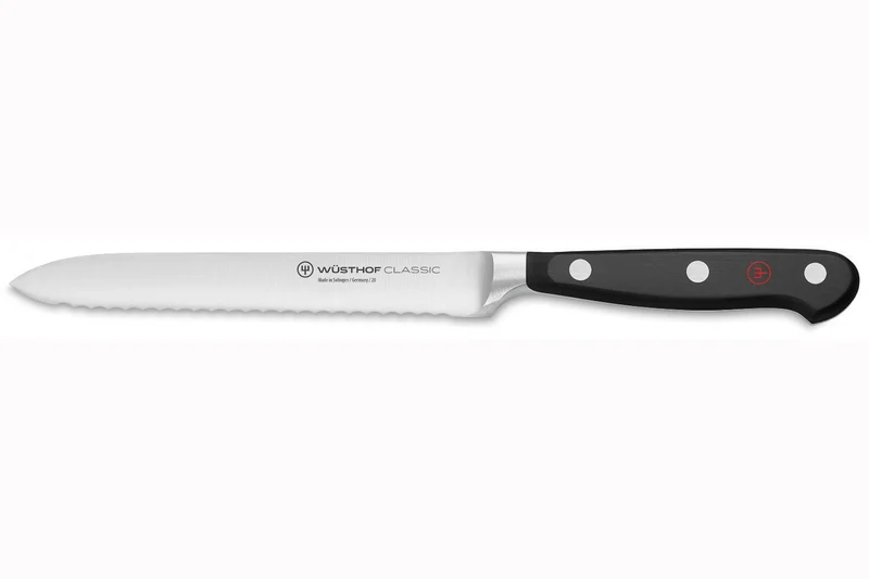 Bloc de 9 couteaux Wusthof Classic forgés coloris anthracite