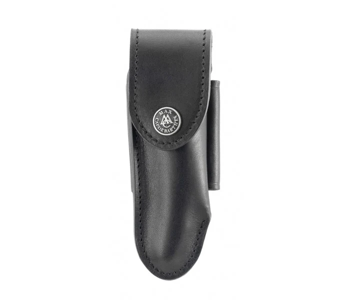 Etui MAX CAPDEBARTHES 27312 Tradition en cuir noir pour laguiole manche 12cm