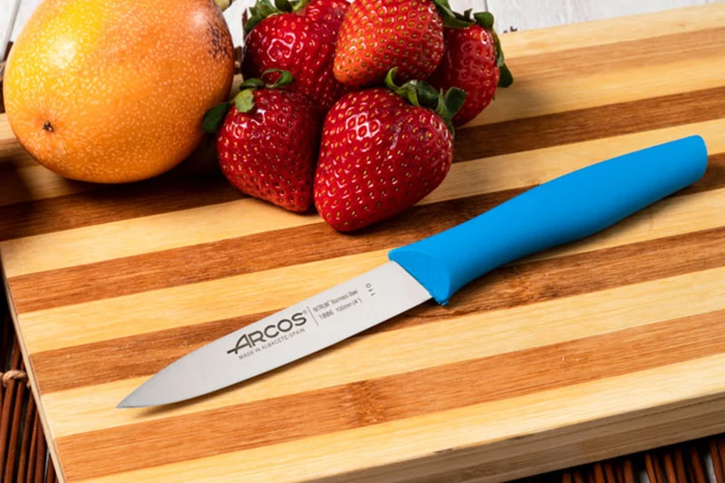 Couteau d'office acier Nitrum bleu 10cm Arcos Nova