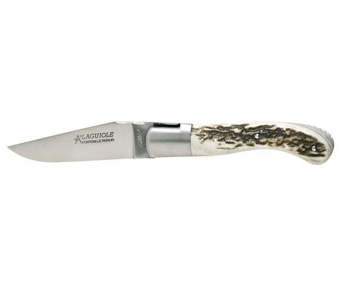 Couteau Laguiole GILLES, manche 13 cm cerf véritable