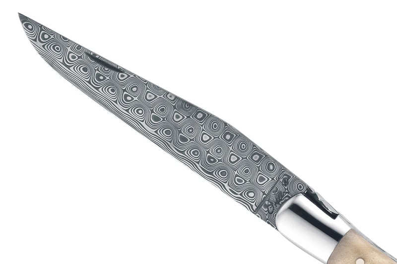 Couteau pliant Laguiole GILLES 5732 manche corne de bélier 12cm avec mitre