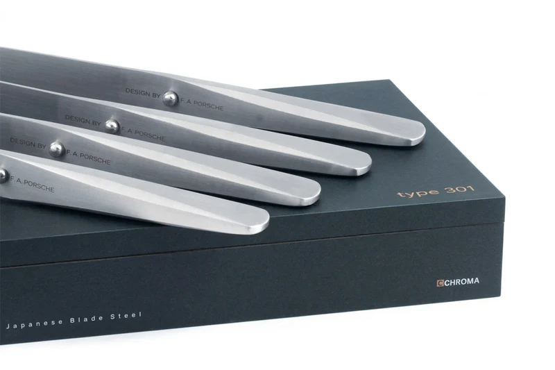 Coffret 4 Couteaux à steak Type 301 Design by F.A. Porsche