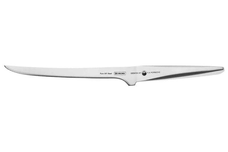 Couteau à filet de sole flexible 19cm Type 301 Design by F.A. Porsche P07 - Chroma