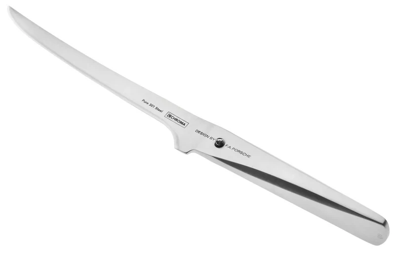 Couteau à filet de sole flexible 19cm Type 301 Design by F.A. Porsche P07 - Chroma