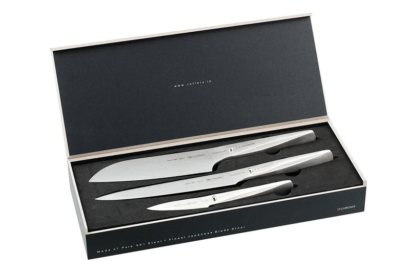 Coffret 3 couteaux Type 301 Design by F.A. Porsche - P529