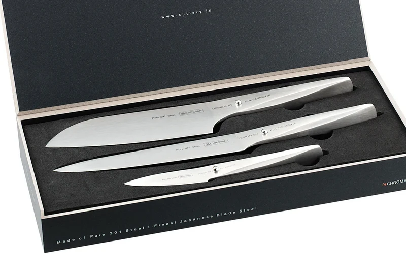 Coffret 3 couteaux Type 301 Design by F.A. Porsche - P529