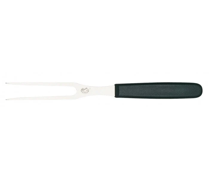 Fourchette à découper, manche noir, lame inox 15 cm Victorinox
