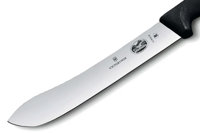 Couteau de boucher Victorinox 5.7403.36 lame pointe large 36cm manche fibrox noir