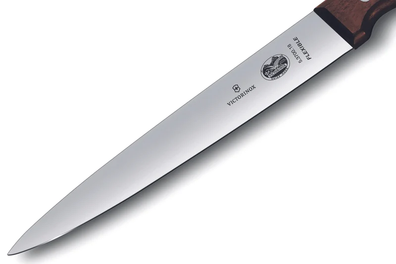 Couteau à dénerver/filet de sole Victorinox 5.3700.18 lame 18cm manche bois